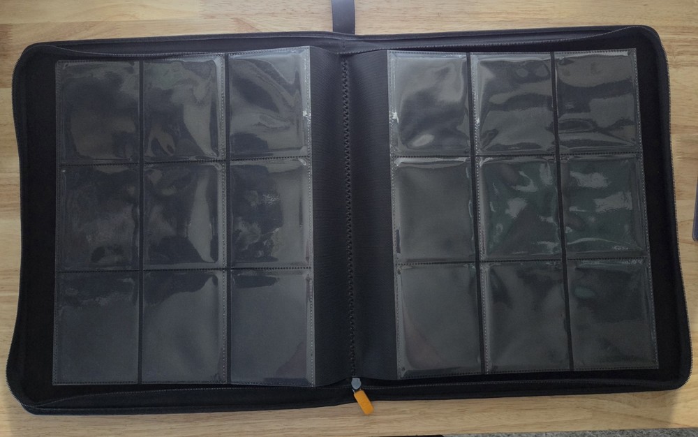 Toploader Binder Holds 252 Toploaders 9 Pocket Top Loader Binder