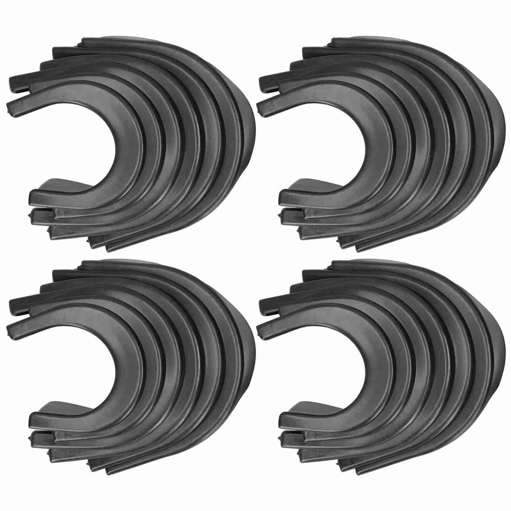 4Set Black Billiard Table Liners Replacement Pocket Corner Pool Cue YWCV