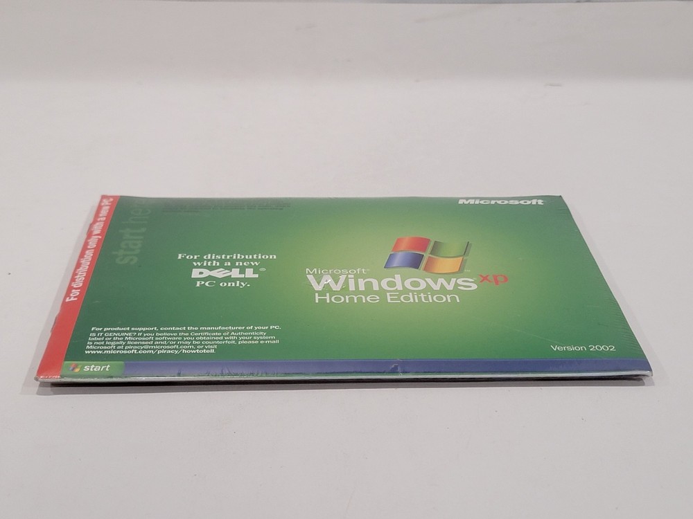 Vintage Microsoft Windows XP Home Edition Dell | Version 2002 | FACTORY SEALED