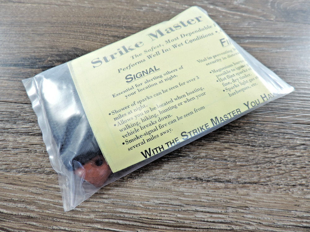 Strike Master Fire Starter w/Holder