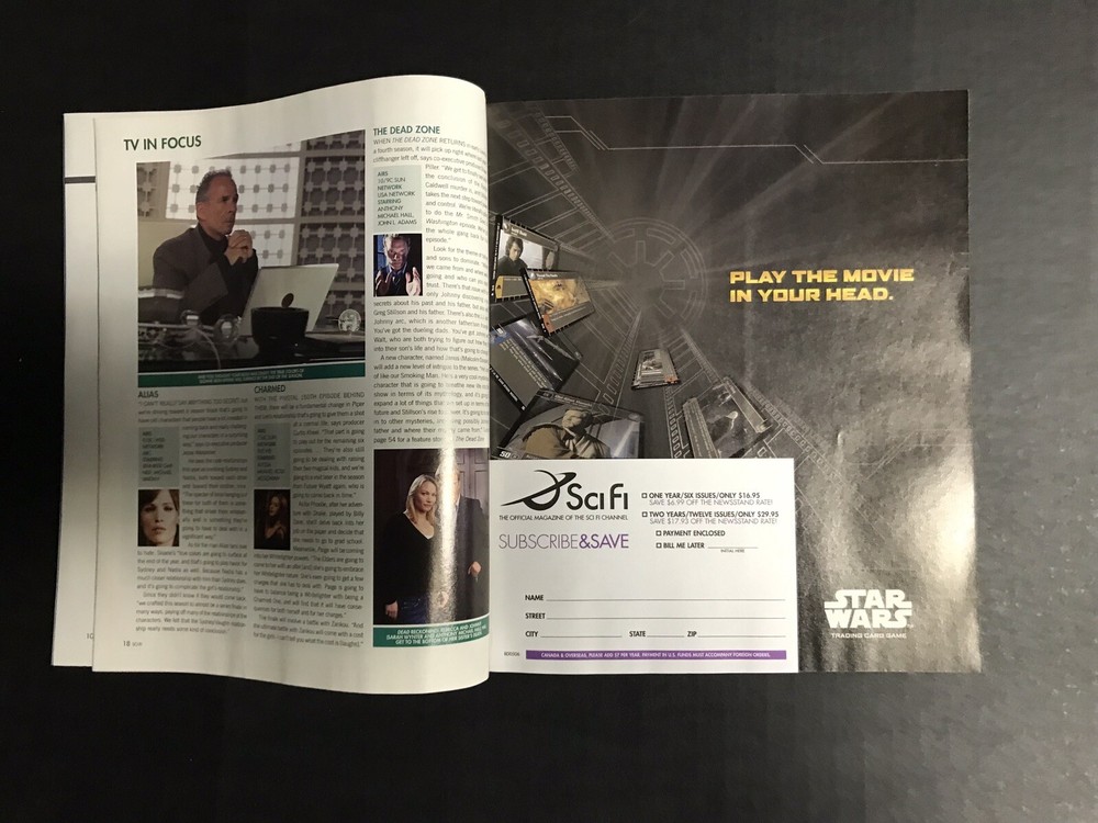 Sci Fi Magazine Darth Vader Vader’s Back Star Wars 2005