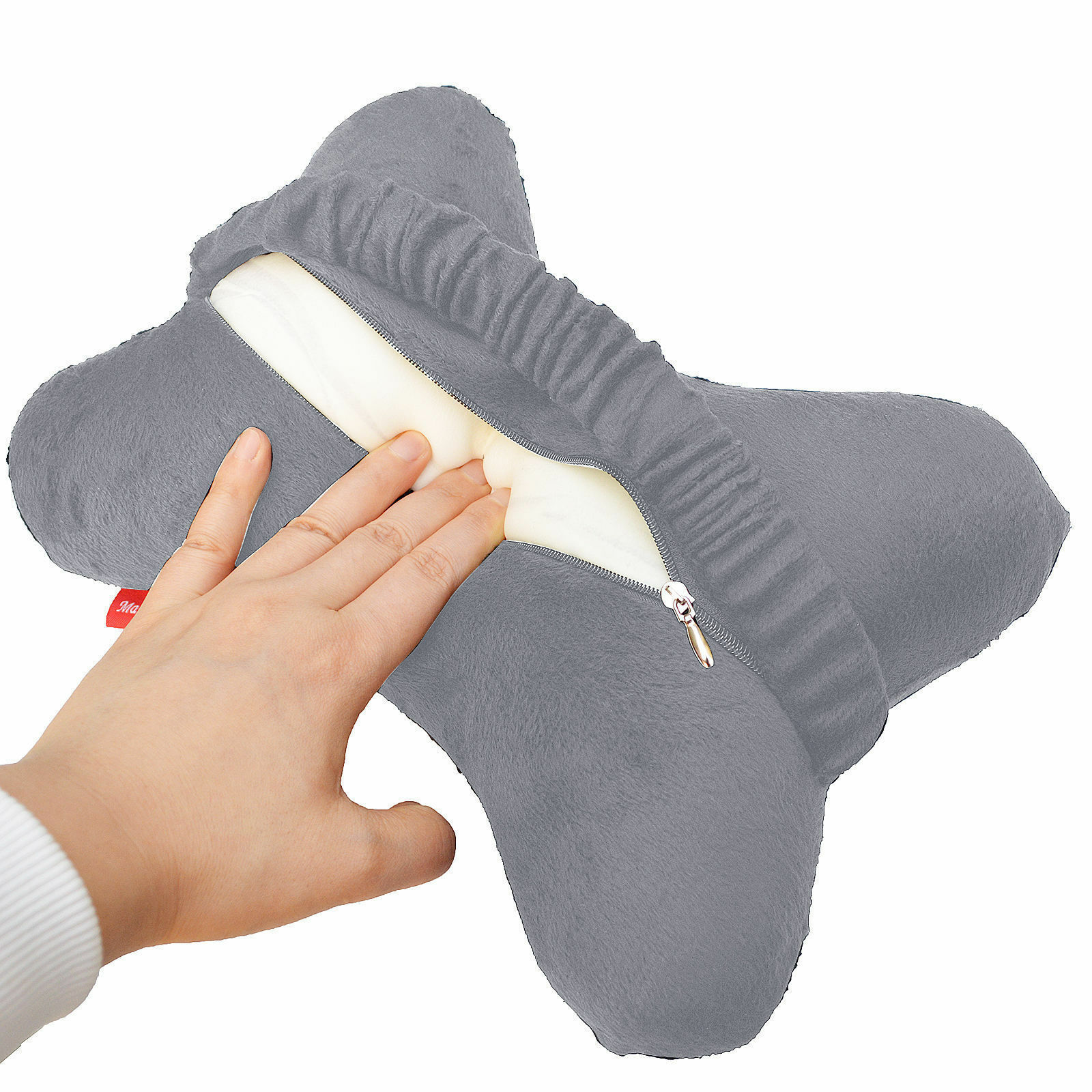 Dog Bone Memory Foam Car Neck Pillow Head Rest Travel Trip Posture Multi Color