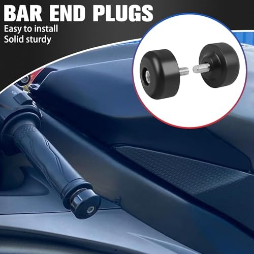 Motorcycle Handle Bar End Grips Plug Weights Hand Grips Plug Caps Replacement