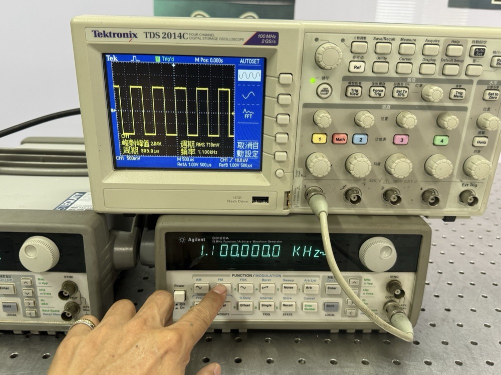 Agilent 33120A Function/Arbitrary Waveform Generator Tested Output AS-IS