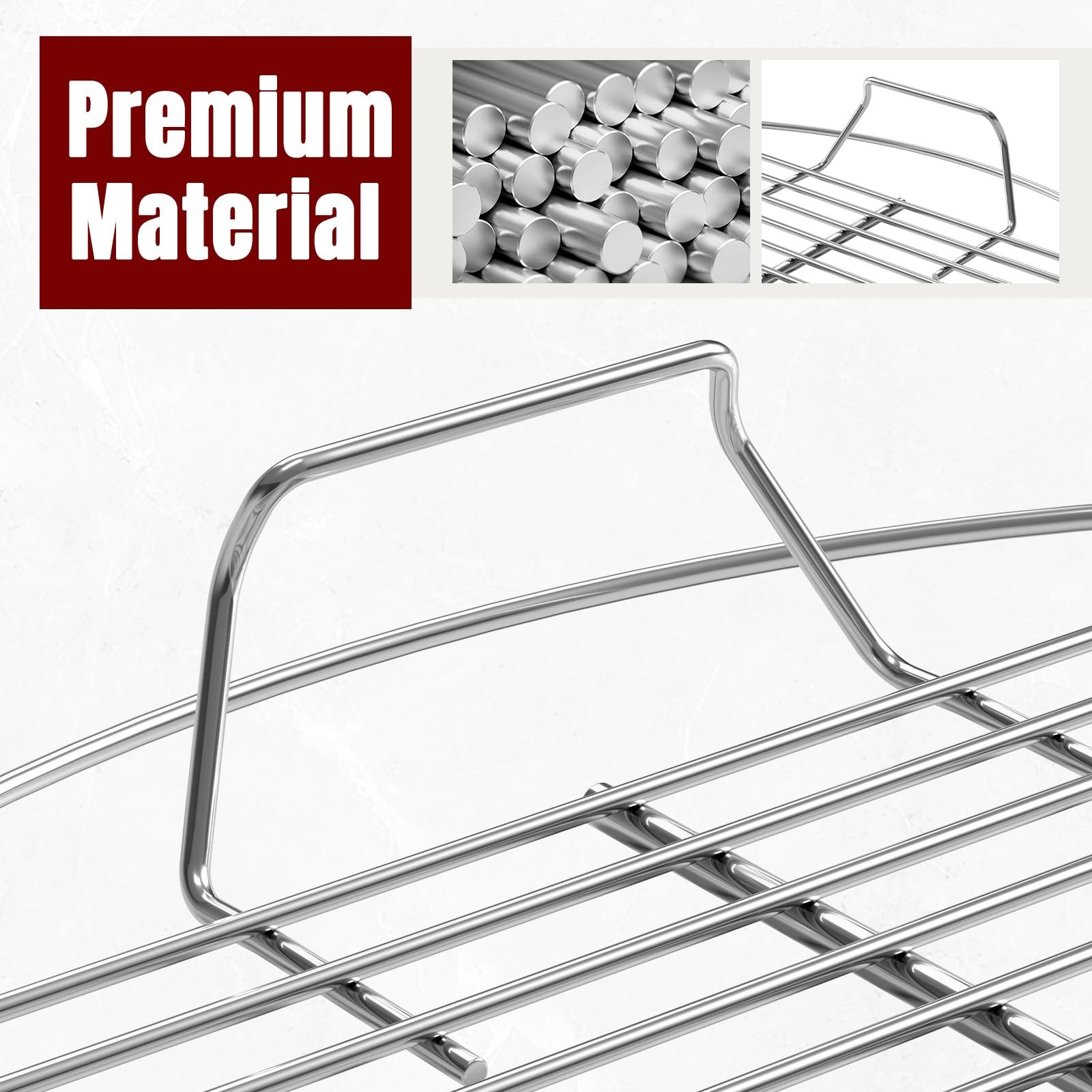 7435 Cooking Grate Plated Steel Grill Grate for Weber 22" Charcoal Grill Replace