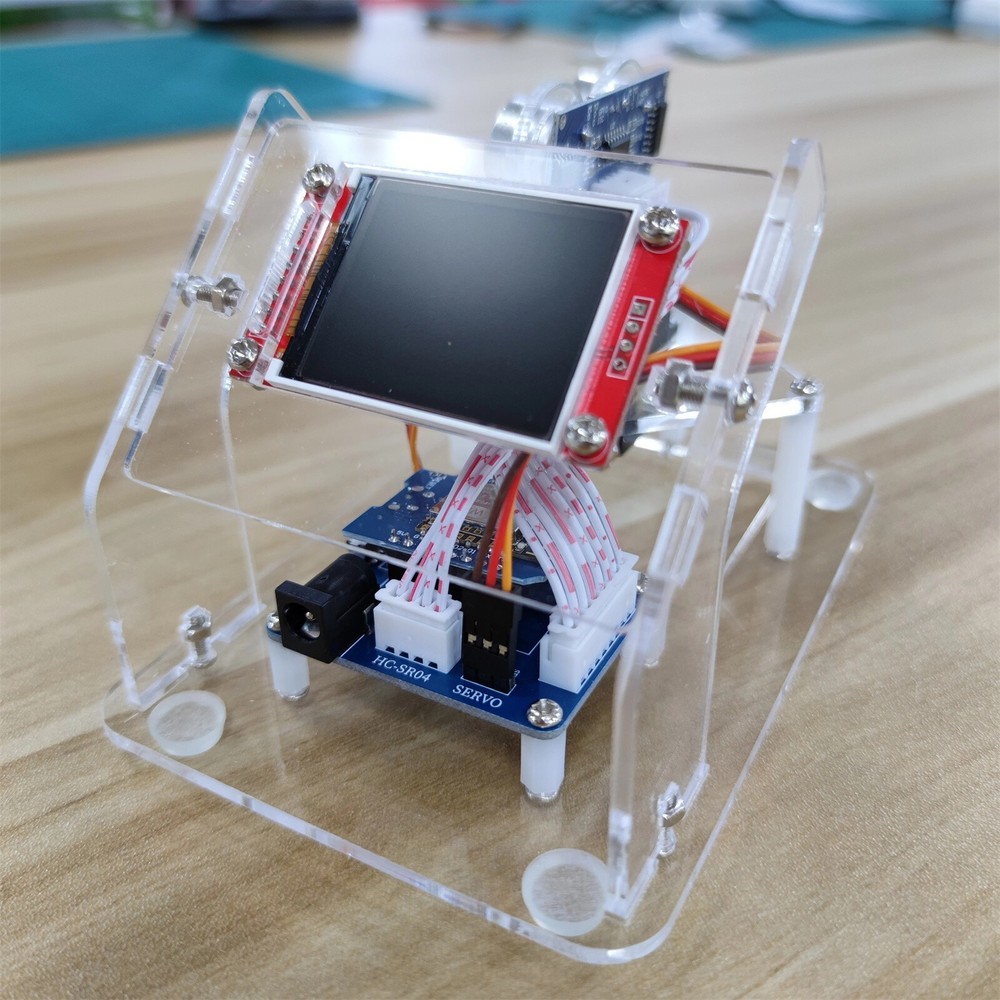 Mini Ultrasonic Radar Support Mini Screen Display for Arduino Starter Kit