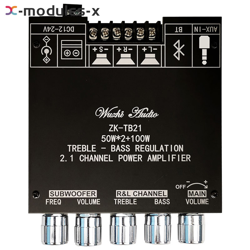 DC12-24V APP Model 2.1 Channel Bluetooth 5.0 Digital Amplifier Module TPA3116D2