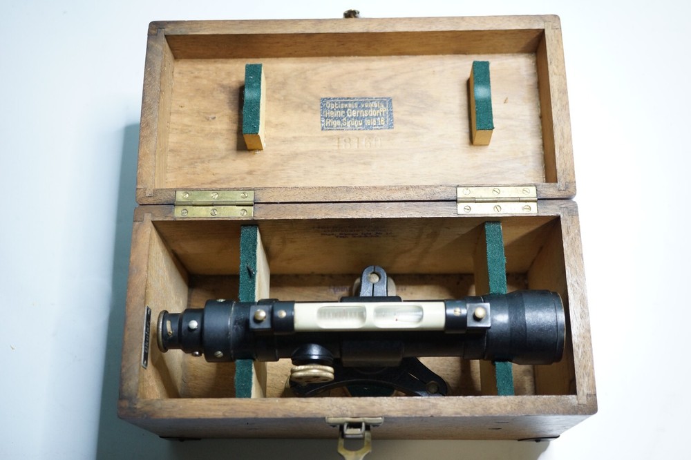 Kassel , Survey Transit Level with Wood Case .