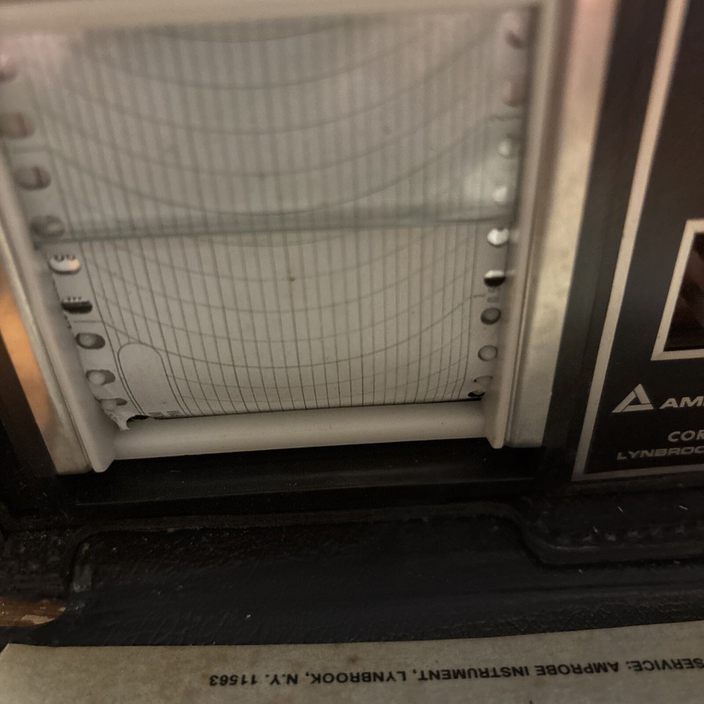 AMPROBE Voltage Current Recorder W/chart paper UNTESTED Pre-Owned