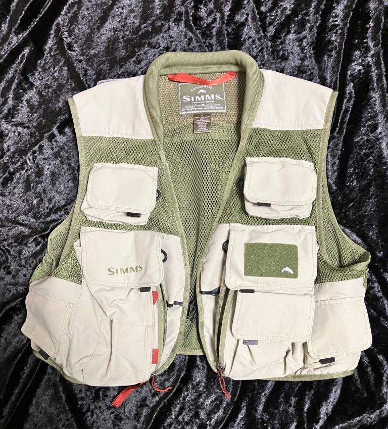 SIMMS Mesh Vest ② Light Green Size M Made in China