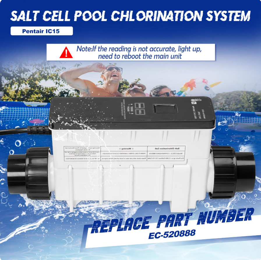 New EC-520888 Salt Chlorine Generator Cell for Pentair IntelliChlor IC15