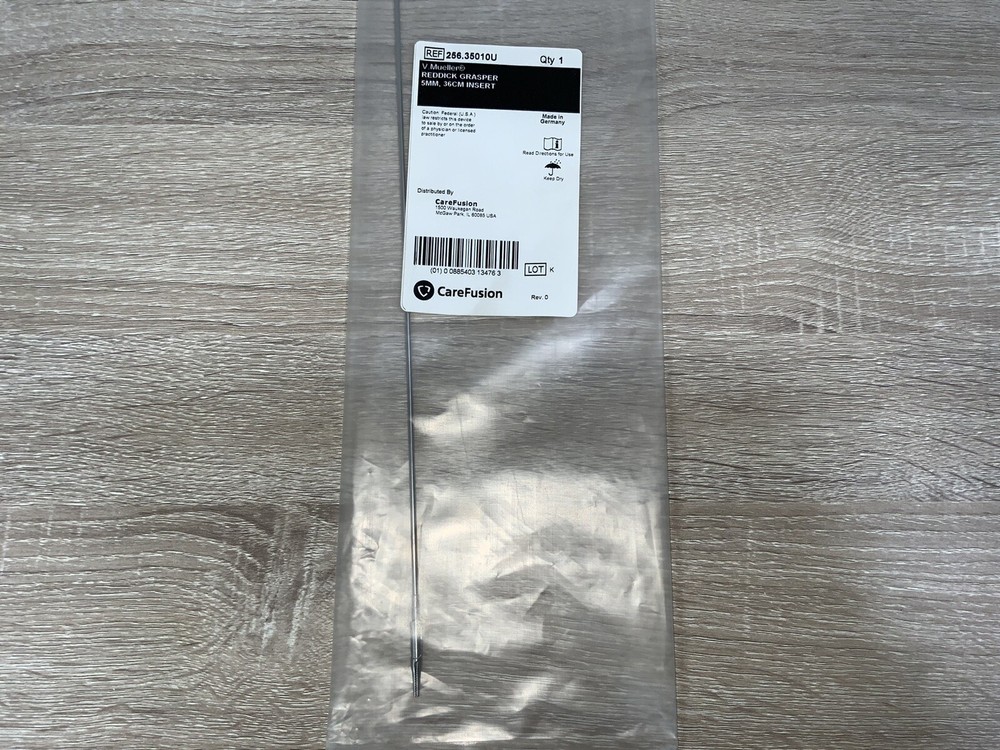 V. Mueller Reddick Grasper 5mm, 36cm Insert 256.35010U