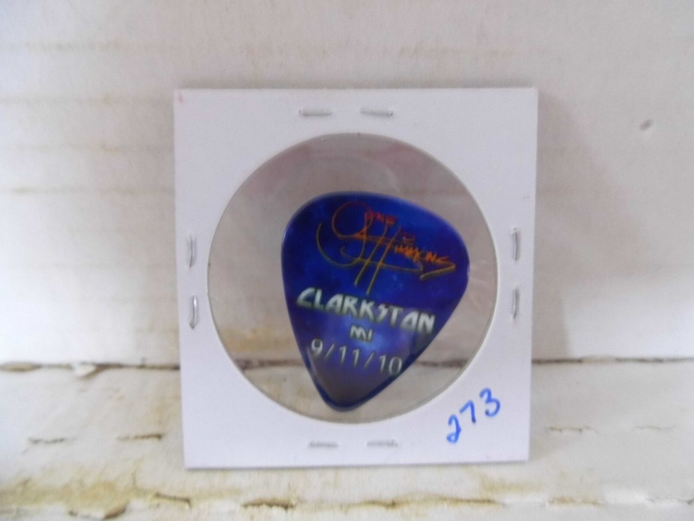 KISS "GENE SIMMONS" 9/11/10 GUITAR PICK~READ DESCRIPTION #12~17