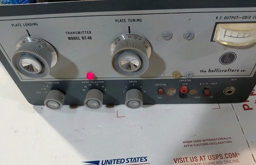 Hallicrafters HT-40 Transmitter Power Up ONLY No Testing Was Done