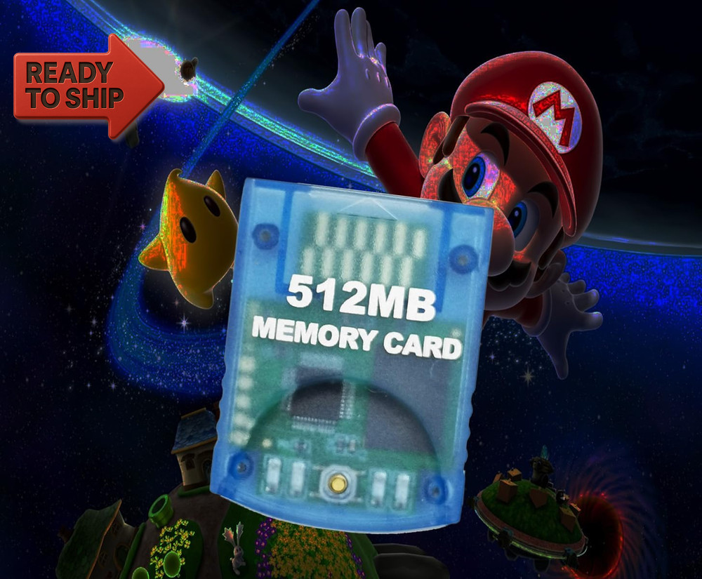 512MB(8192 Blocks) High Speed Gamecube Storage save Game Memory Card Co