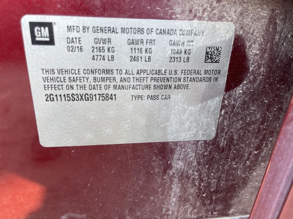 Sun Visor Left Driver Fits 14-20 IMPALA 974660