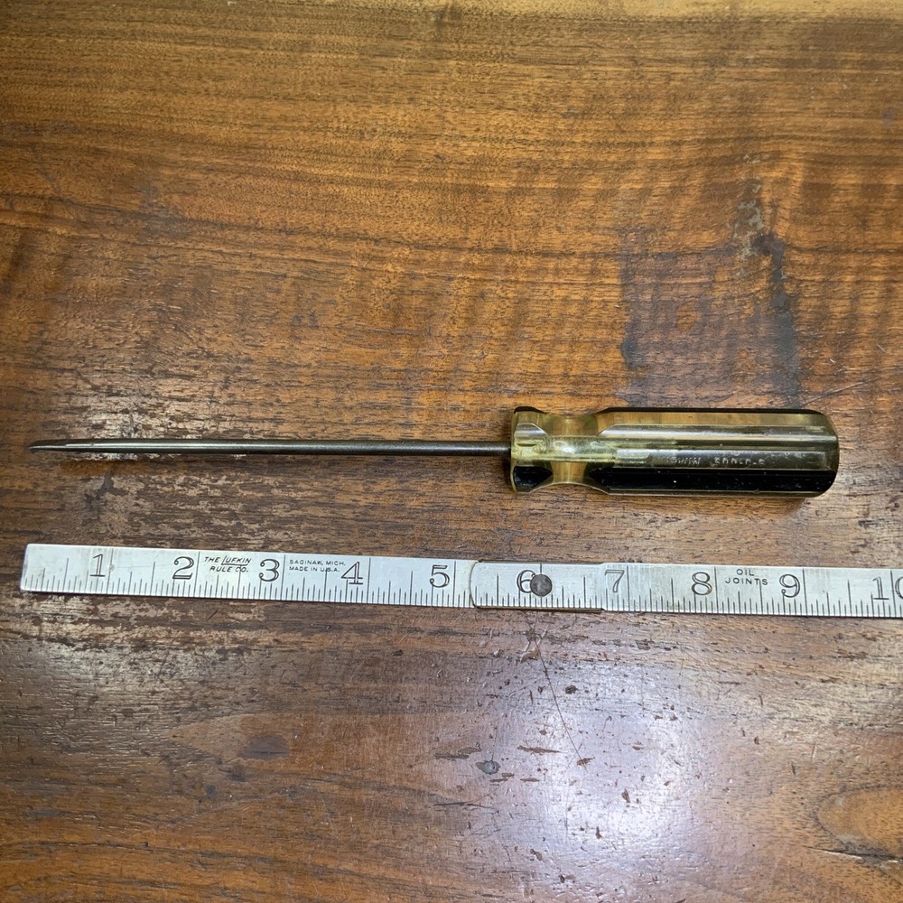 VINTAGE IRWIN 500-C-6 9 1/2” 3/8" FLATHEAD SCREWDRIVER