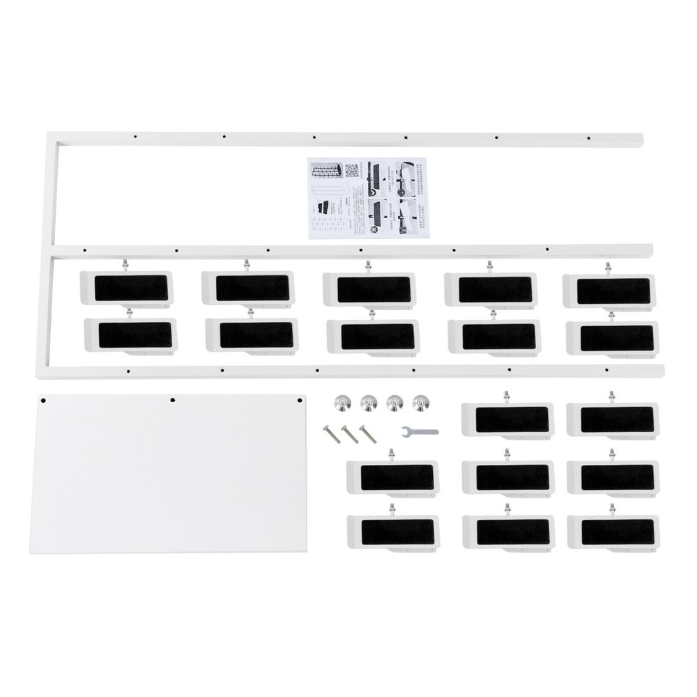 Three-post Single-sided Shoe Rack Stackable Commercial Shoe Rack Display Cabinet