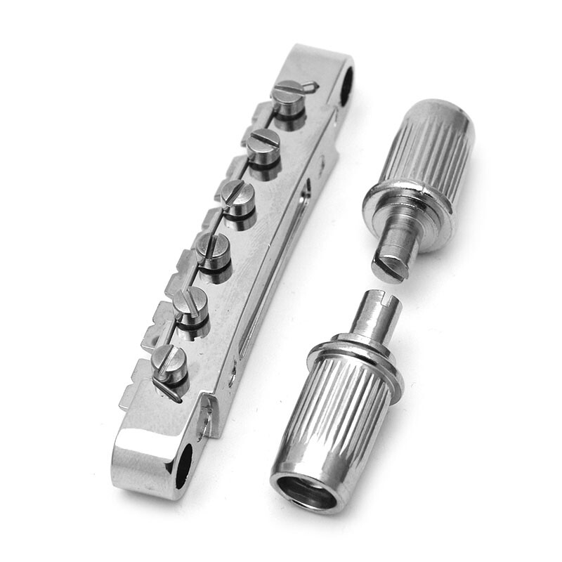 Tune-O-Matic Guitar Bridge Tailpiece Locking Studs Post Saddle for LP Les Paul