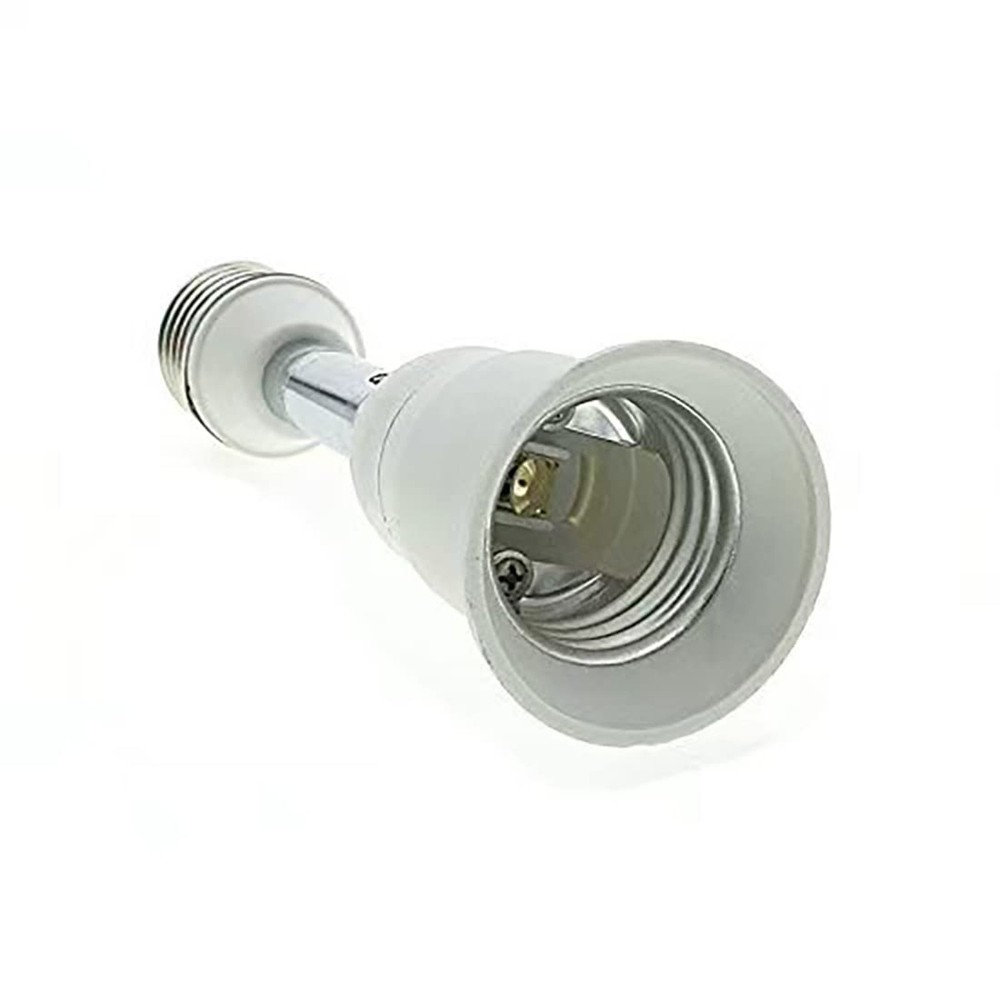 E26/E27 Light Socket Extender, 4.5 Inch Extension,Adjustable Vertical 90°Ho