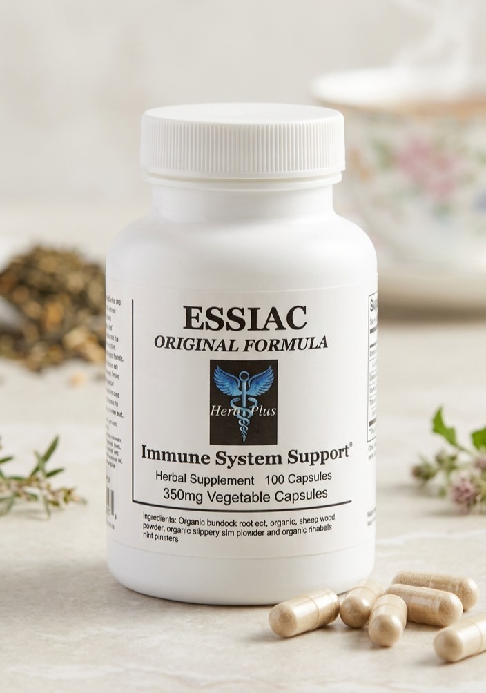 Essiac Tea Capsules 1 Bottle of 100