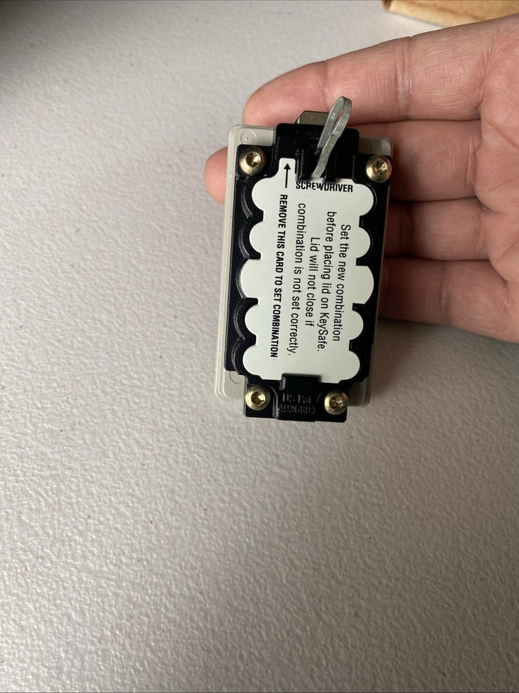 SUPRA Slimline Pushbutton Combination Metal Storage Key Vault Hide-a-Key