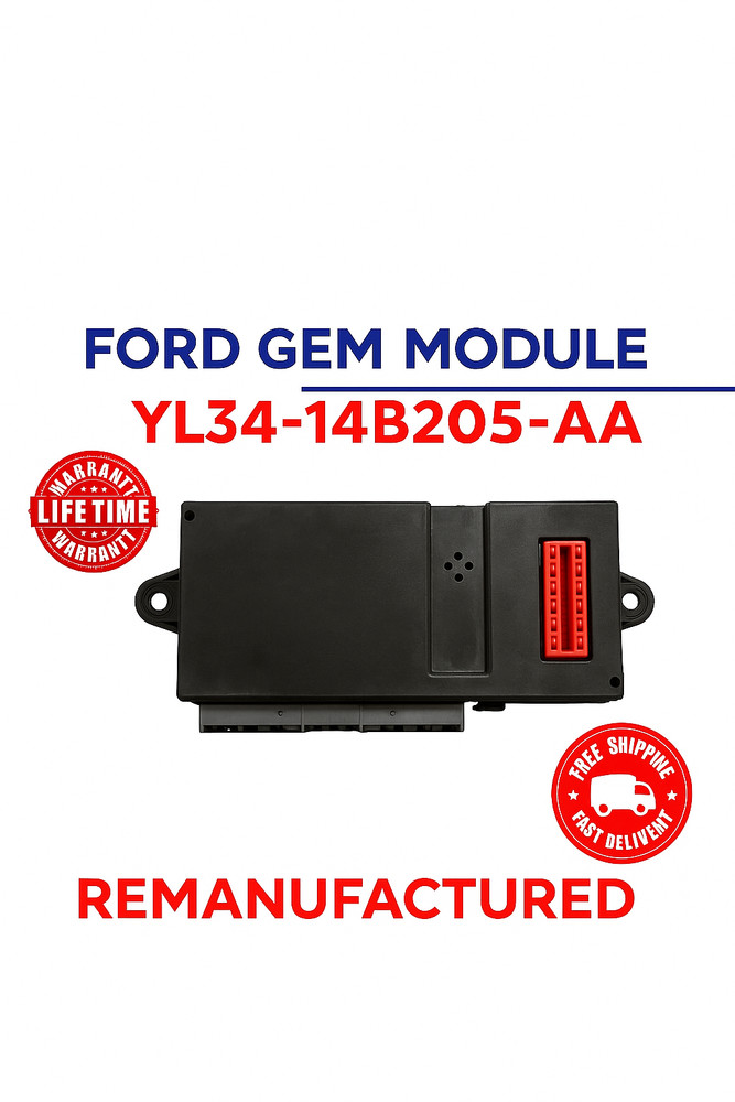 Rebuilt Ford GEM Module YL34-14B205-AA Plug N Play