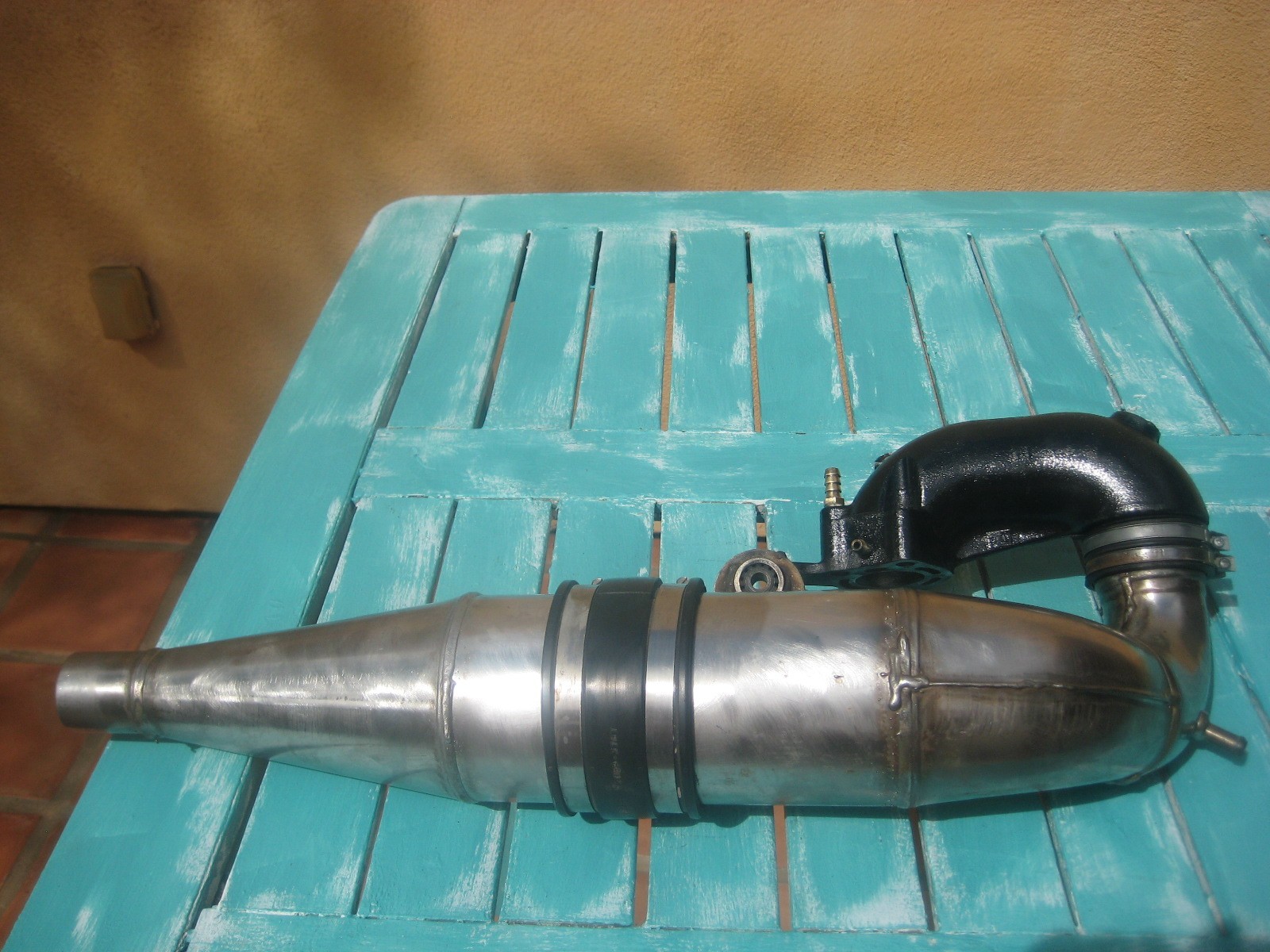 Kawasaki 650 SX X2 Exhaust Pipe Clamps Seal Connecting Tube Muffler Body OEM