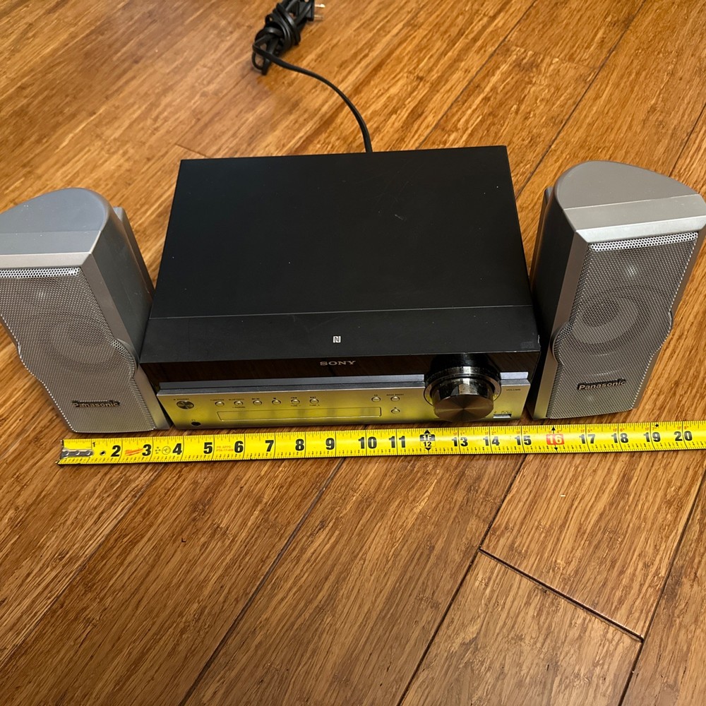 Sony HCD-SBT100 Bluetooth Micro Music System With Speaker & Remote