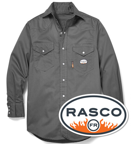NEW-Rasco FR Lightweight Work Shirts,Plaid & Uniform-ALL COLORS Fire Resistant