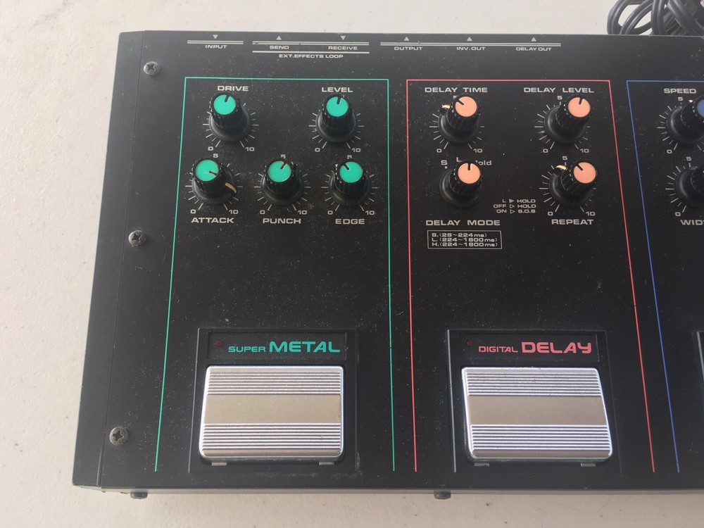 Maxon DUE-3 Digital Multi Effects Processor Vintage Super Metal Delay Chorus