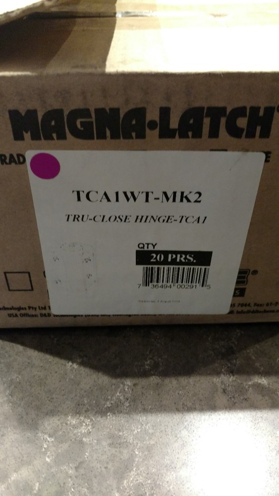 D&D TRUCLOSE REGULAR SELF-CLOSING SPRING GATE HINGES, 2 PACK