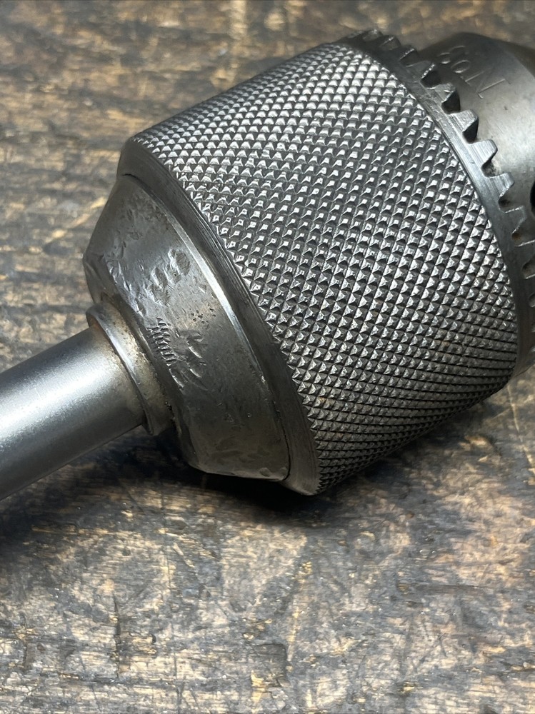 Very Early Jacobs Drill Chuck No 3 Unknown Taper 1/2 Cap ⬇️😎