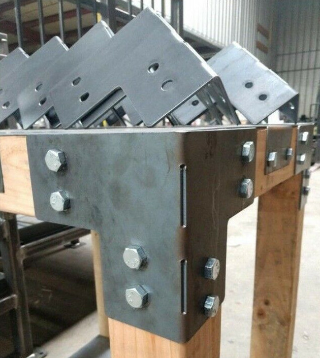 PostHugger™ Brackets For 6 x 6 Posts - Heavy Duty Shop Table Pergola - USA Made