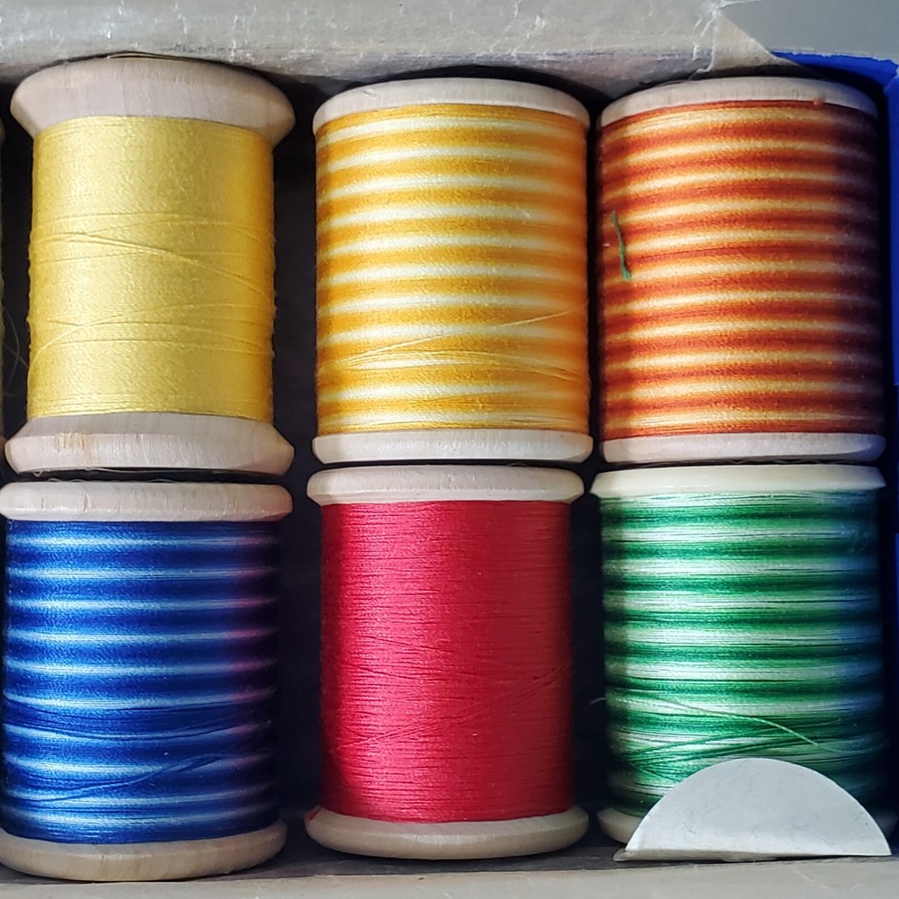 Dollfus Mieg PPAFF Machine Twist DMC Special Quality Embroidery Thread 10 Spools