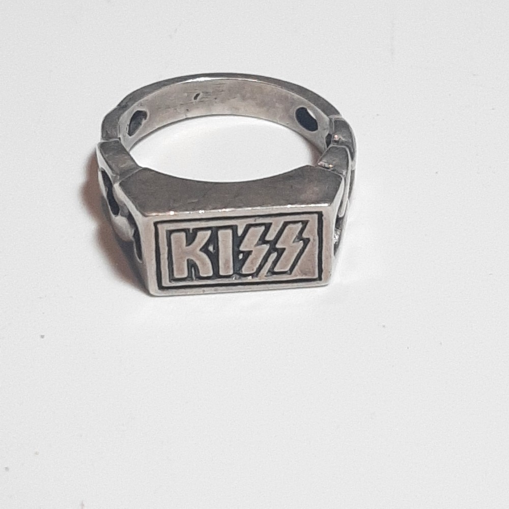 KISS Logo Ring Sterling Silver