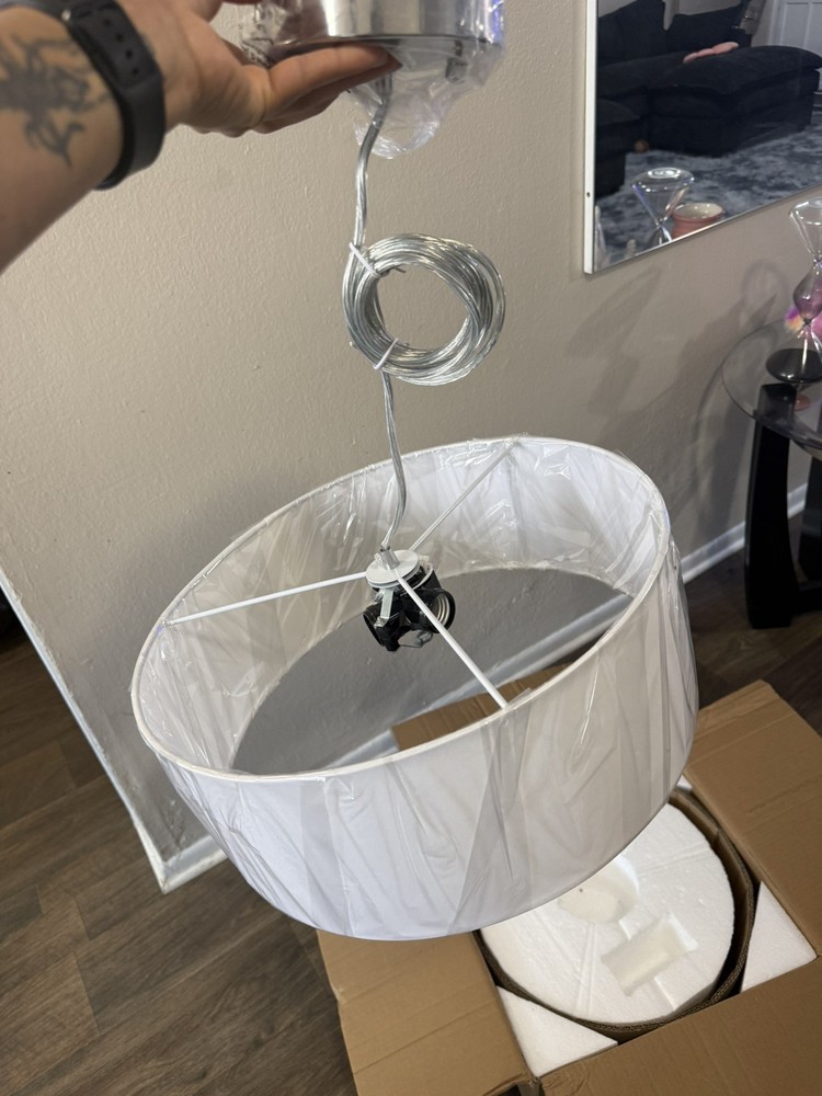 Round Overhead Light Fixture