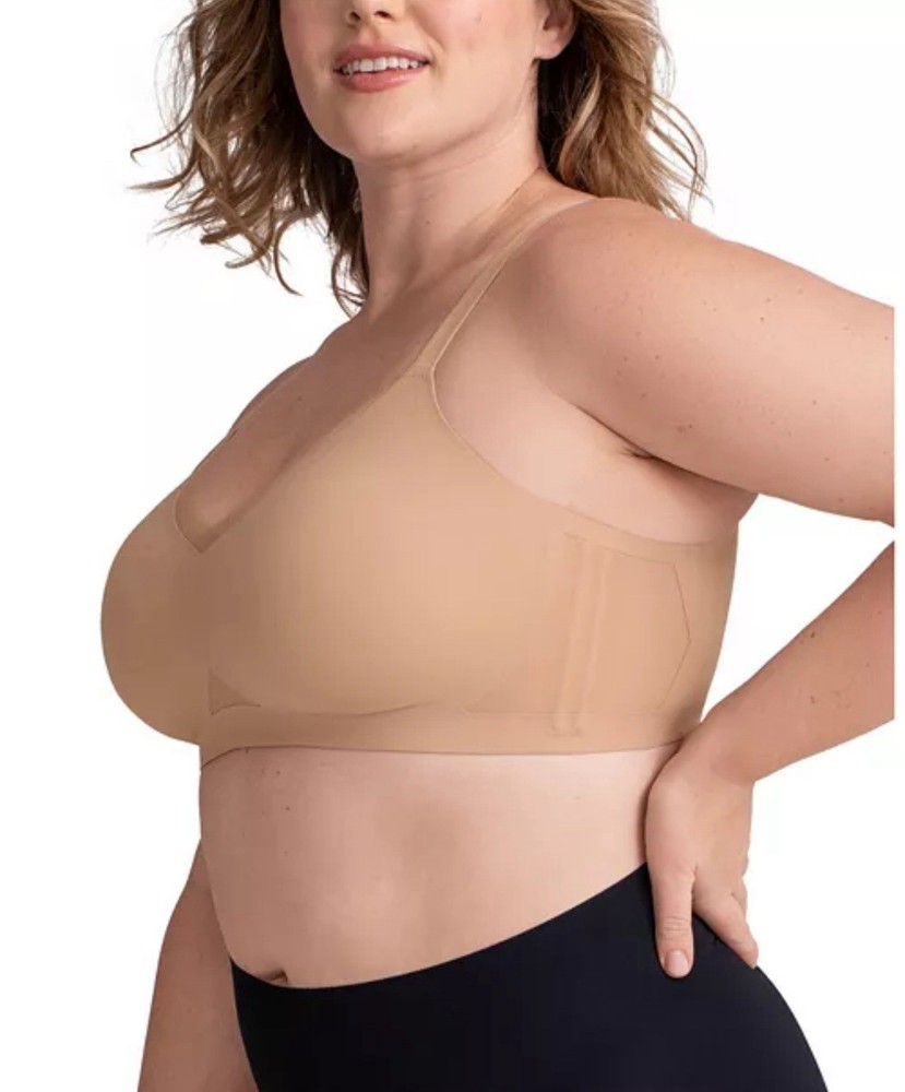 Honey Love CrossOver Wireless Bra Sand Size Large