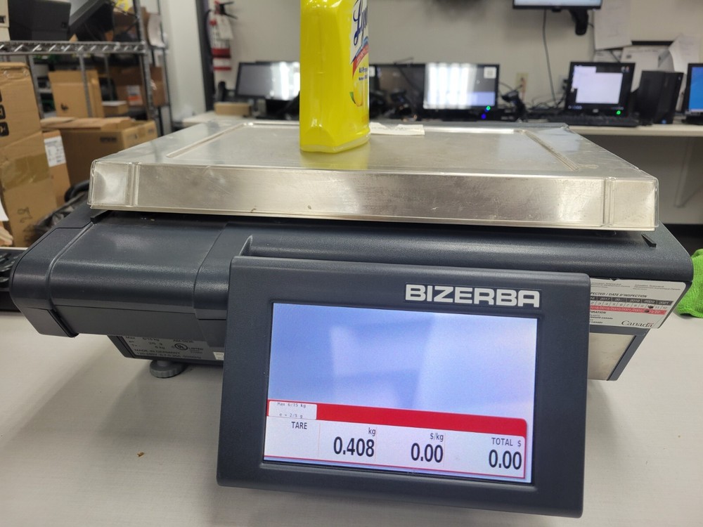Bizerba KH II 100 Counter Scale printer and customer display