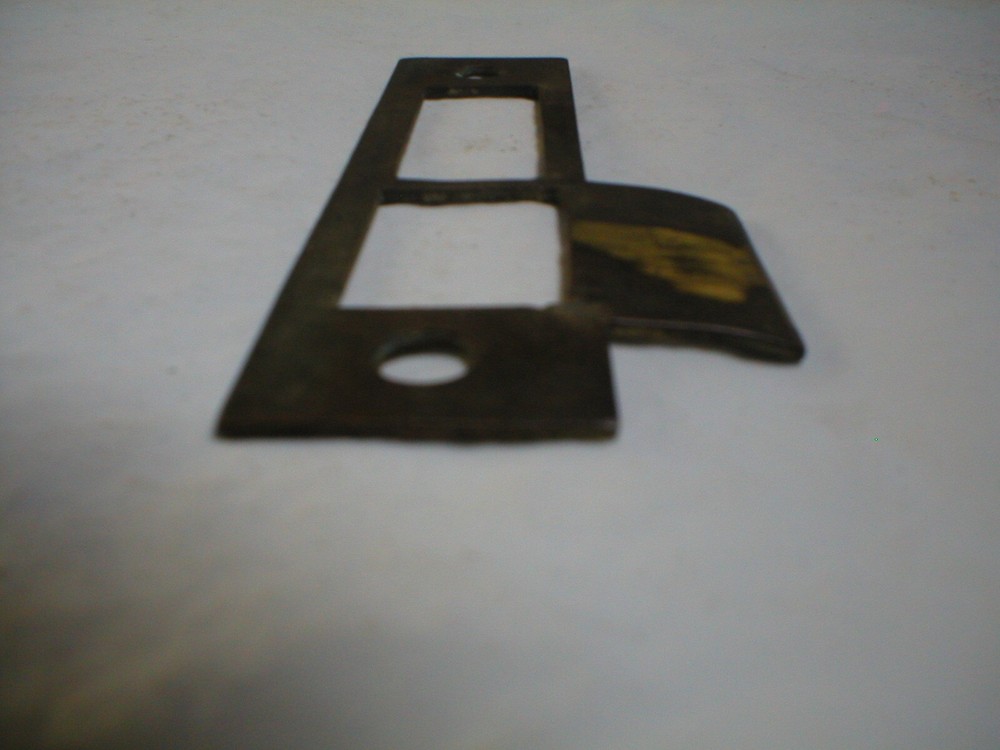 Antique Large Solid Brass Striker Plate