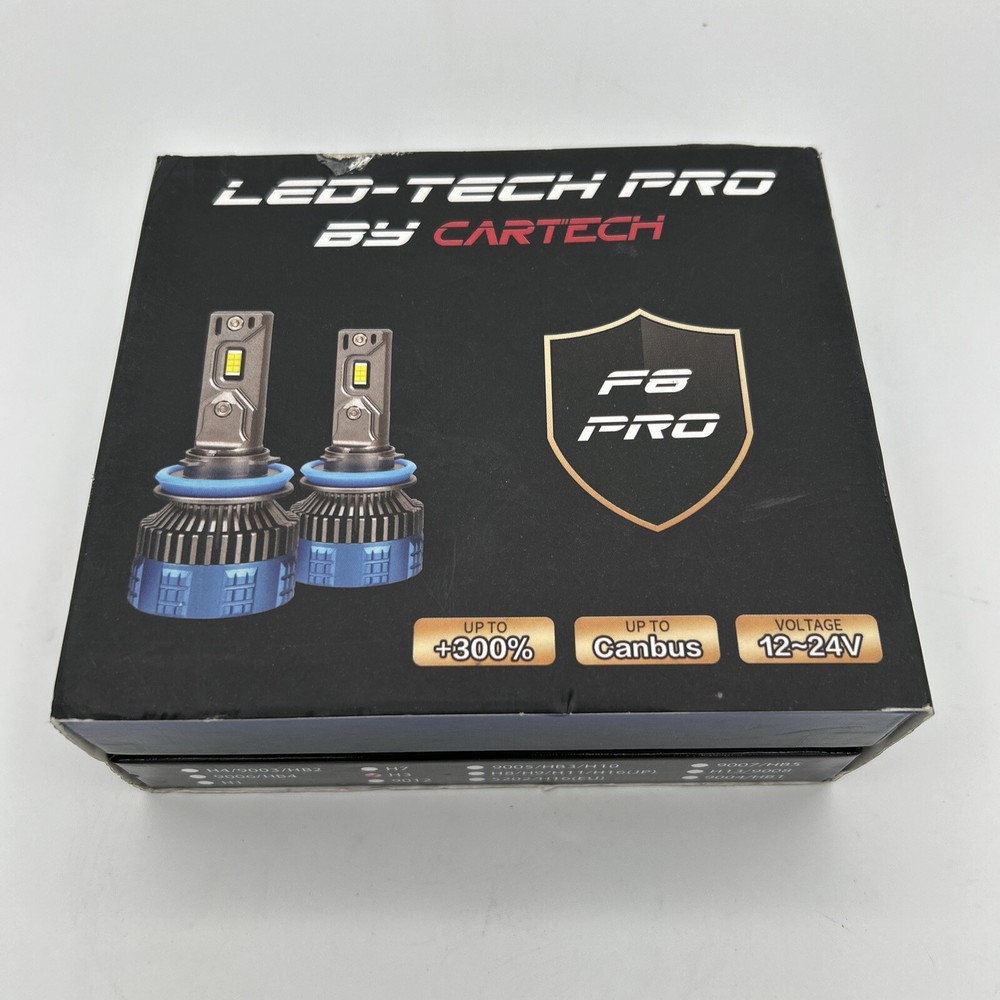 H3 LED Headlight Conversion Kit F8 Pro By Cartech