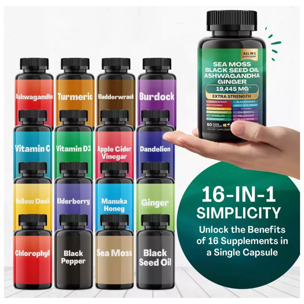 Dynamic Vitality Bundle - Sea Moss Multivitamin & Shilajit Power Combo