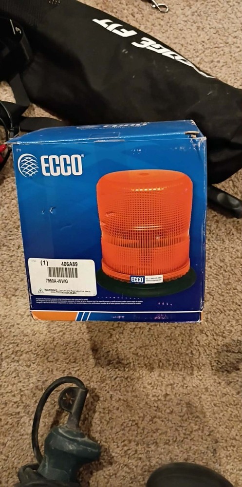 ECCO 7950A-WWG Amber Strobe Beacon Light