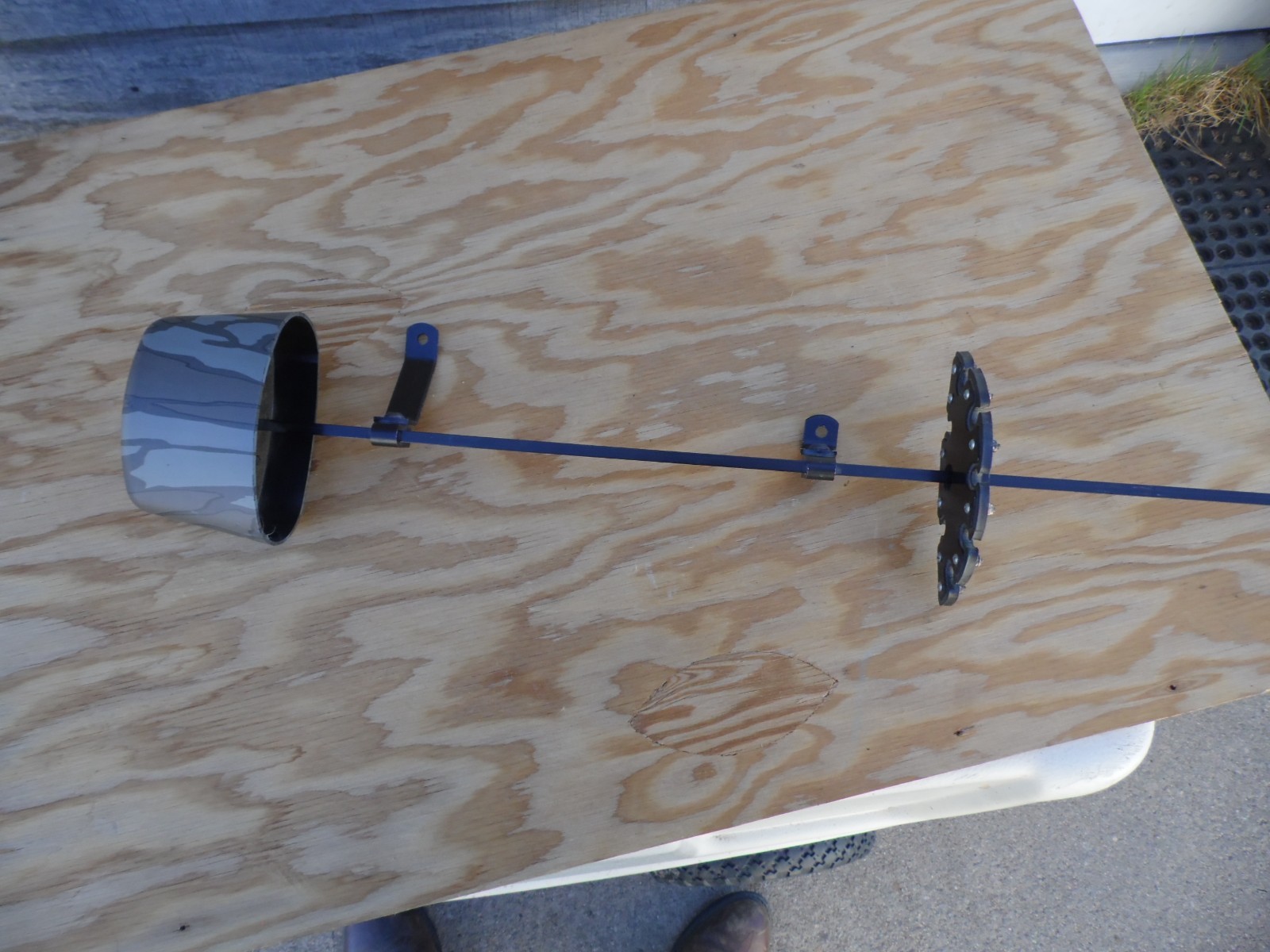 four vintage bowquivers,Asbell, Bighorn etc