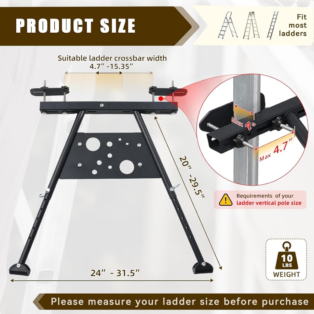 Ladder Stabilizer, Safe and Stable Ladder Standoff
