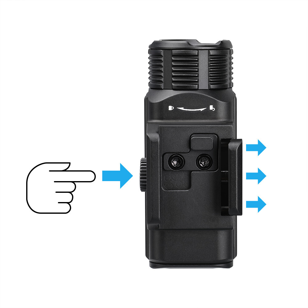 TrustFire 1050LM Quick Release LED Pistol Light Tactical Flashlight Weapon Torch