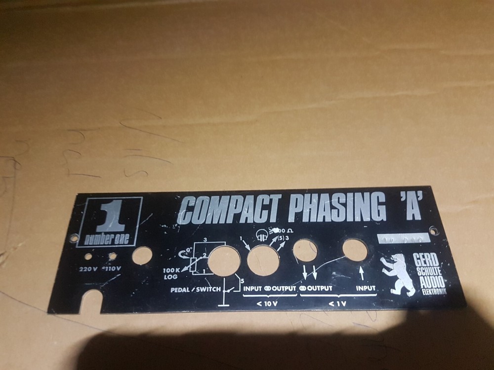 70's SCHULTE COMPACT PHASING A PHASER as used by KRAFTWERK