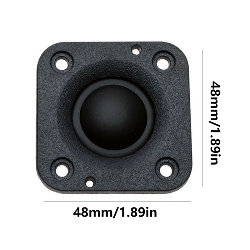 6Ohm 10W Metal Bluetooth-Compatible Speaker Replacement Silk Dome Tweeter