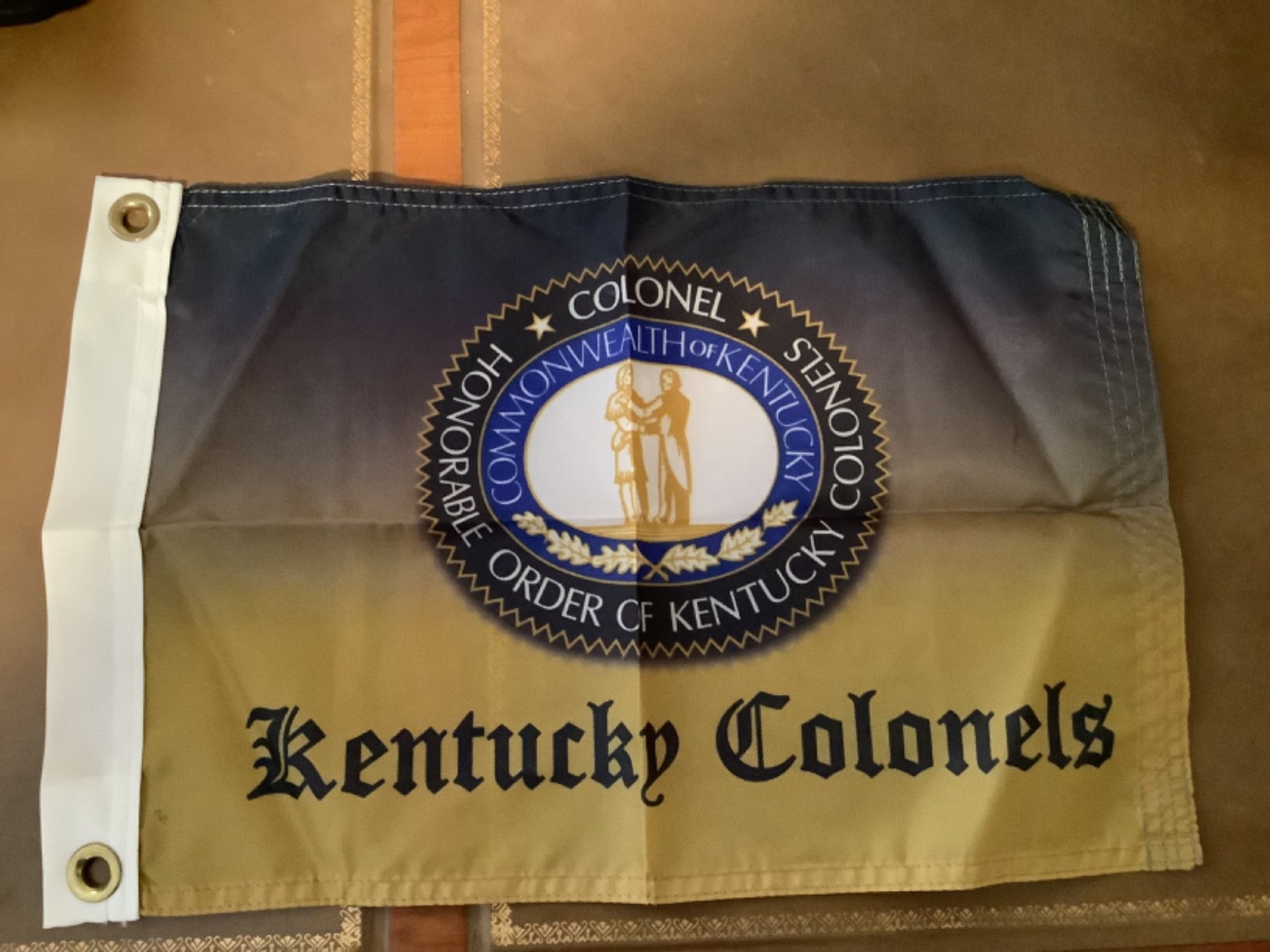 HONORABLE ORDER OF KENTUCKY COLONELS PENNANT FLAG NEW 19”x12”