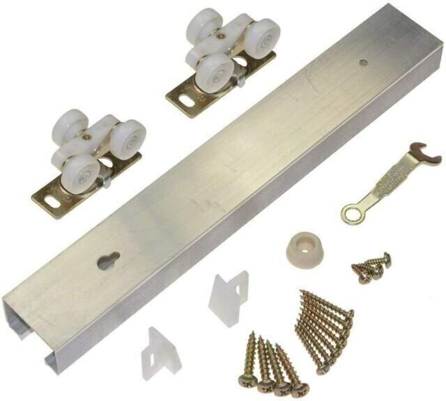 Johnson Hardware 60" Pkt Door Track Set